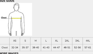 Fort Lupton HS Soccer 1/2 Zip Top size chart