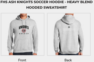 Fairview Men's Soccer 98323569  Heavy Blend Hooded Sweatshirt - 1