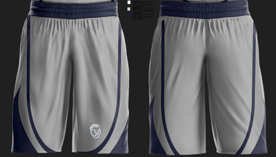 Yuma High School Basketball 97290684 Single Sided Basketball Shorts - 1