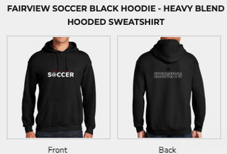 Fairview Men's Soccer 98323569  Heavy Blend Hooded Sweatshirt - 1