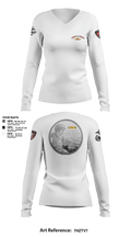B Co. 3rd Recon Bn Force Reconnaissance3rd Recon Co.3rd Reconnaissance 55773170 Women's Long Sleeve V-neck Shirt - 2