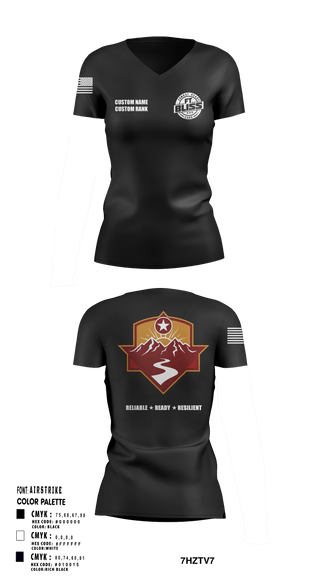 Women's Short Sleeve Vneck Shirt, Fort Bliss DENTAC, Army, Teamtime, Team time, sublimation, custom sports apparel, team uniforms, spirit wear, spiritwear, sports uniforms, custom shirts, team store, custom team store, fundraiser sports, apparel fundraiser