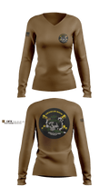 Charlie rock 6048997 Women's Long Sleeve V-neck Shirt - 1