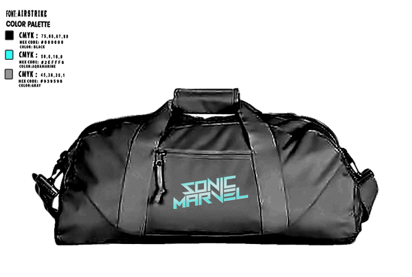 Duffle Bag, DJ Sonic MarvelDJ Sonic Marvel, , Teamtime, Team time, sublimation, custom sports apparel, team uniforms, spirit wear, spiritwear, sports uniforms, custom shirts, team store, custom team store, fundraiser sports, apparel fundraiser