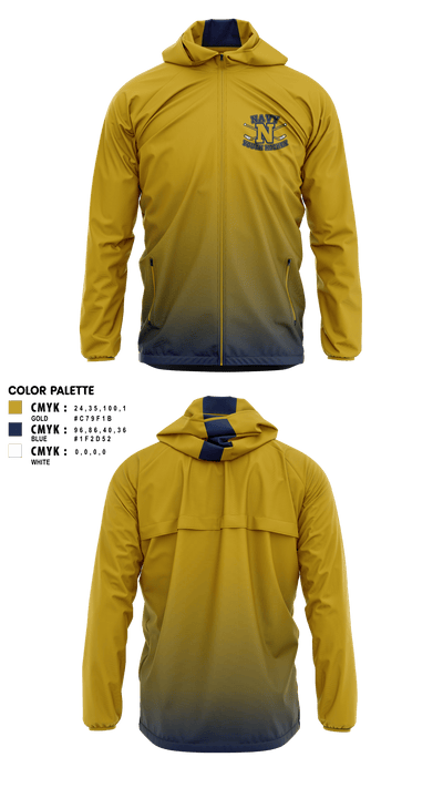 Navy Youth Hockey 69647370 Windbreaker - 4