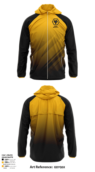 Windbreaker, Corona wolves fc, Men's Soccer, Teamtime, Team time, sublimation, custom sports apparel, team uniforms, spirit wear, spiritwear, sports uniforms, custom shirts, team store, custom team store, fundraiser sports, apparel fundraiser