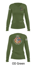 910th AMU 89979521 Women's Long Sleeve V-neck Shirt - 57