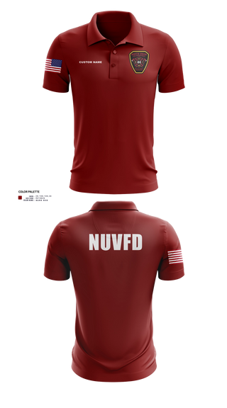 North Union TWP VFD Short Sleeve Performance Polo - 40