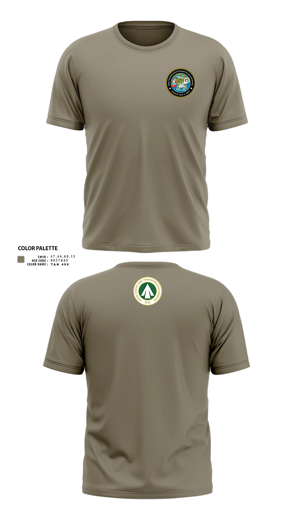 839th Trans Bn 74419030 Short Sleeve Performance Shirt - 30