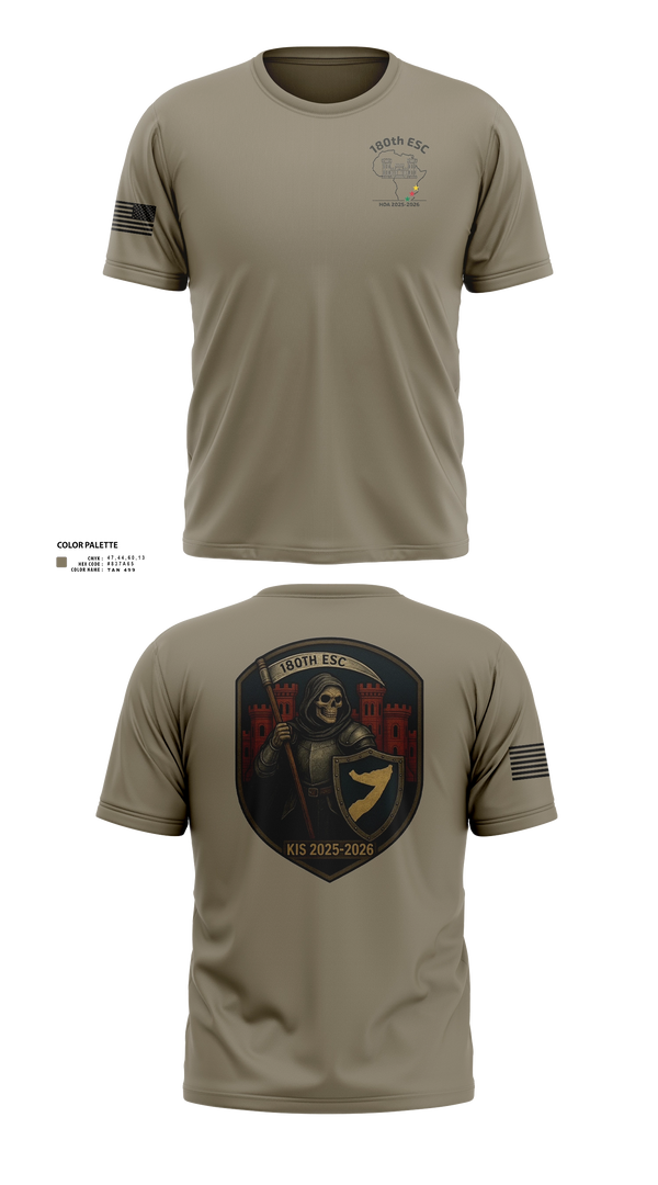 180th ESC Kismayo Short Sleeve Performance Shirt - 30