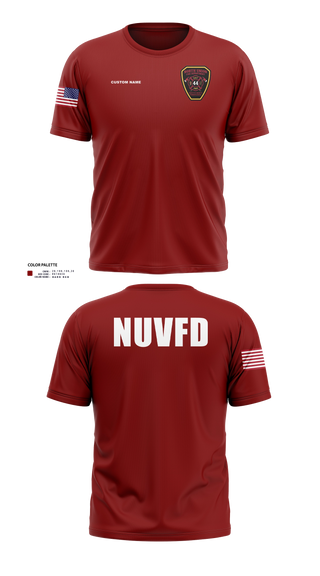 North Union TWP VFD Soft Poly Tee Cotton Like Feel - 40