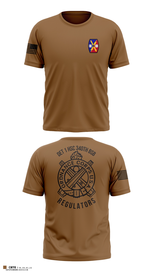 DET 1 HSC 340TH BSB 67700154 Short Sleeve Performance Shirt - 102