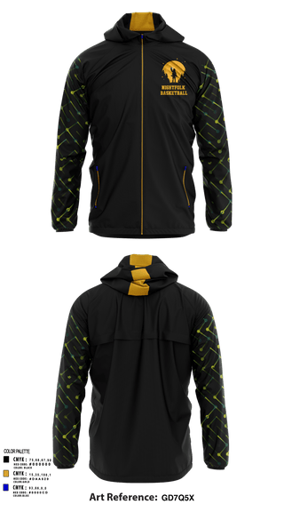 Windbreaker, NightFolk, Men's Basketball, Teamtime, Team time, sublimation, custom sports apparel, team uniforms, spirit wear, spiritwear, sports uniforms, custom shirts, team store, custom team store, fundraiser sports, apparel fundraiser