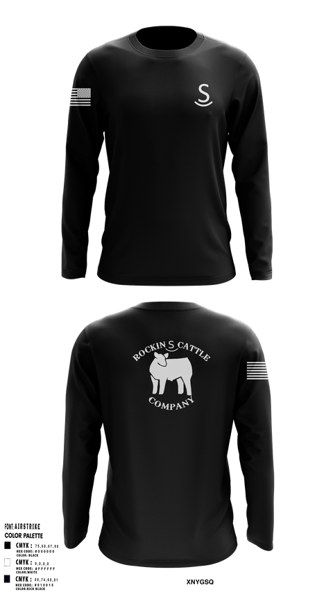 Long Sleeve Performance Shirt, Rockin S cattle Co.Rockin S cattle Co., , Teamtime, Team time, sublimation, custom sports apparel, team uniforms, spirit wear, spiritwear, sports uniforms, custom shirts, team store, custom team store, fundraiser sports, apparel fundraiser