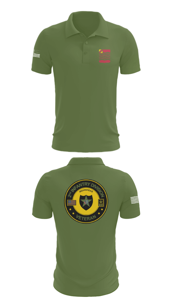 Short Sleeve Performance Polo, 1st Battalion 15th Field Artillery, Army, Teamtime, Team time, sublimation, custom sports apparel, team uniforms, spirit wear, spiritwear, sports uniforms, custom shirts, team store, custom team store, fundraiser sports, apparel fundraiser