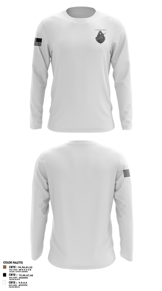 Long Sleeve Performance Shirt, 1/3 CR Reconnaissance, , Teamtime, Team time, sublimation, custom sports apparel, team uniforms, spirit wear, spiritwear, sports uniforms, custom shirts, team store, custom team store, fundraiser sports, apparel fundraiser