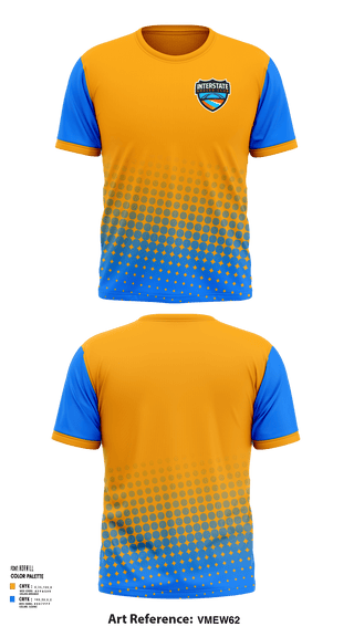 Short Sleeve Performance Shirt, Interstate Soccer Club, Men's Soccer, Teamtime, Team time, sublimation, custom sports apparel, team uniforms, spirit wear, spiritwear, sports uniforms, custom shirts, team store, custom team store, fundraiser sports, apparel fundraiser