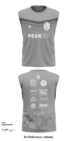 PEAK 11 86913659  Sleeveless Performance Shirt -1