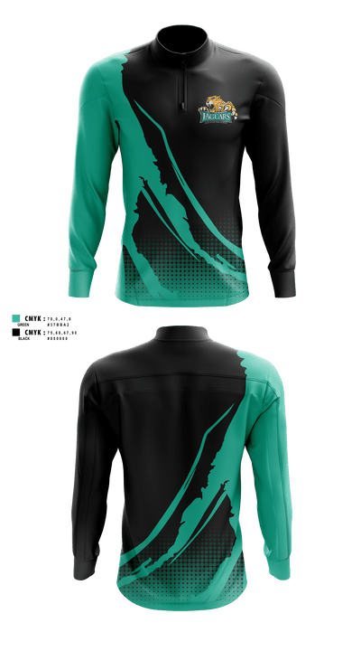 Glen Allen High School Tennis 27222643 Quarter Zip Jacket - 3