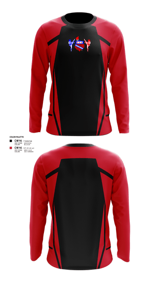 Long Sleeve Performance Shirt, U.S Taekwondo Academy, Men's Soccer, Teamtime, Team time, sublimation, custom sports apparel, team uniforms, spirit wear, spiritwear, sports uniforms, custom shirts, team store, custom team store, fundraiser sports, apparel fundraiser