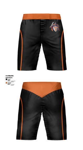 Fight Shorts, Black Knights, Wrestling, Teamtime, Team time, sublimation, custom sports apparel, team uniforms, spirit wear, spiritwear, sports uniforms, custom shirts, team store, custom team store, fundraiser sports, apparel fundraiser