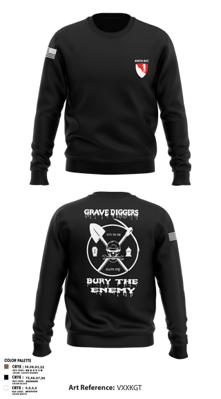 Crew Neck Sweatshirt, 615TH ECC, , Teamtime, Team time, sublimation, custom sports apparel, team uniforms, spirit wear, spiritwear, sports uniforms, custom shirts, team store, custom team store, fundraiser sports, apparel fundraiser