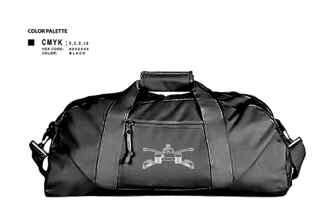 Duffle Bag, Q Troop 4/278th, Army, Teamtime, Team time, sublimation, custom sports apparel, team uniforms, spirit wear, spiritwear, sports uniforms, custom shirts, team store, custom team store, fundraiser sports, apparel fundraiser