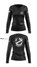 3rd PLT, Alpha Company, 2nd Cavalry 5th regiment 38799730 Women's Long Sleeve V-neck Shirt - 4