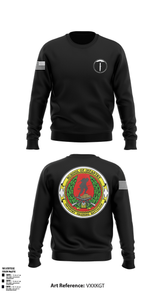 Crew Neck Sweatshirt, Infantry Training Battalion, Marines, Teamtime, Team time, sublimation, custom sports apparel, team uniforms, spirit wear, spiritwear, sports uniforms, custom shirts, team store, custom team store, fundraiser sports, apparel fundraiser