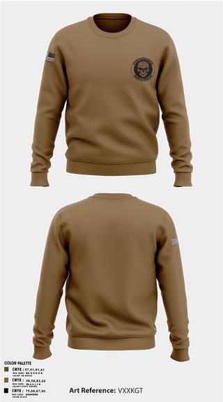 Crew Neck Sweatshirt, R2 Performance center, Army, Teamtime, Team time, sublimation, custom sports apparel, team uniforms, spirit wear, spiritwear, sports uniforms, custom shirts, team store, custom team store, fundraiser sports, apparel fundraiser