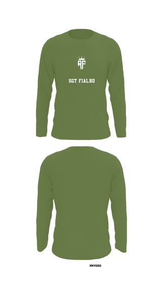 Long Sleeve Performance Shirt, SGT FIALHO, Police, Teamtime, Team time, sublimation, custom sports apparel, team uniforms, spirit wear, spiritwear, sports uniforms, custom shirts, team store, custom team store, fundraiser sports, apparel fundraiser