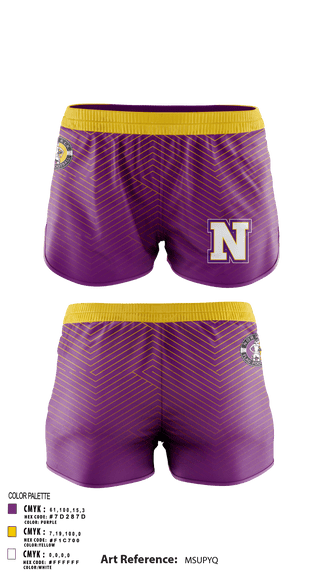Women's Shorts, Norwalk Girls Flag Football, Football, Teamtime, Team time, sublimation, custom sports apparel, team uniforms, spirit wear, spiritwear, sports uniforms, custom shirts, team store, custom team store, fundraiser sports, apparel fundraiser