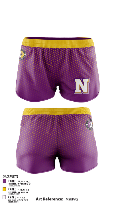 Norwalk Girls Flag Football 63158506 Women's Shorts - 1