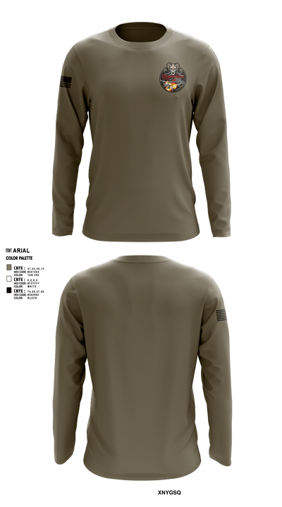 332nd EMXS 72037351 Long Sleeve Performance Shirt - 2