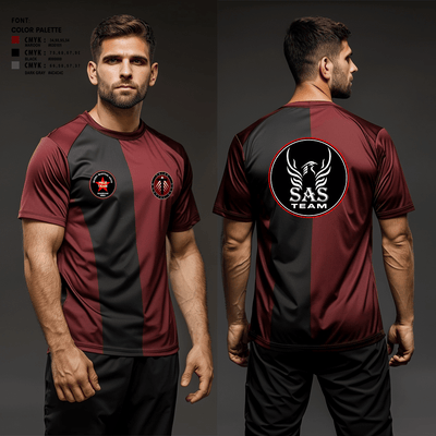 TRIBE 5312123 Short Sleeve Performance Shirt - 2