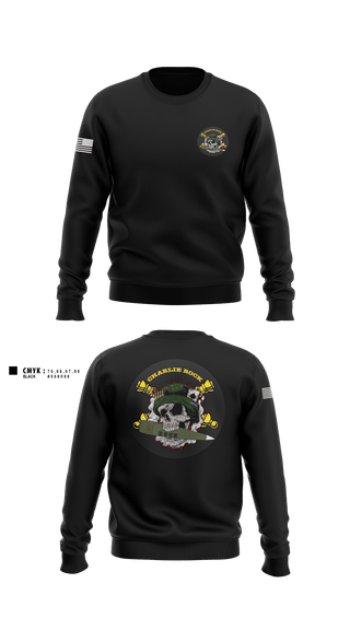 Crew Neck Sweatshirt, Charlie rock, Army, Teamtime, Team time, sublimation, custom sports apparel, team uniforms, spirit wear, spiritwear, sports uniforms, custom shirts, team store, custom team store, fundraiser sports, apparel fundraiser