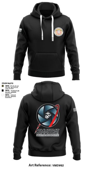 Hoodie, MCRDPI COMMSTRAT, Marines, Teamtime, Team time, sublimation, custom sports apparel, team uniforms, spirit wear, spiritwear, sports uniforms, custom shirts, team store, custom team store, fundraiser sports, apparel fundraiser
