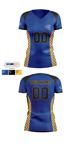 Women's Short Sleeve Vneck Shirt, Trinity Baptist College Volleyball, Women's Volleyball, Teamtime, Team time, sublimation, custom sports apparel, team uniforms, spirit wear, spiritwear, sports uniforms, custom shirts, team store, custom team store, fundraiser sports, apparel fundraiser