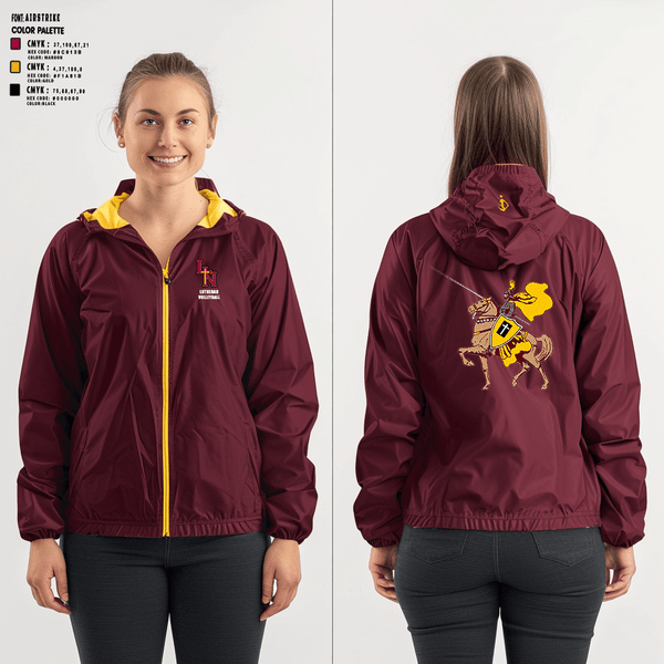 Windbreaker, Lutheran North High School Volleyball, Women's Volleyball, Teamtime, Team time, sublimation, custom sports apparel, team uniforms, spirit wear, spiritwear, sports uniforms, custom shirts, team store, custom team store, fundraiser sports, apparel fundraiser
