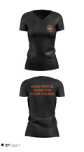 IN SUPPORT OF Bikers For Cause Foundation 91283593 Women's Short Sleeve V-neck Shirt - 10