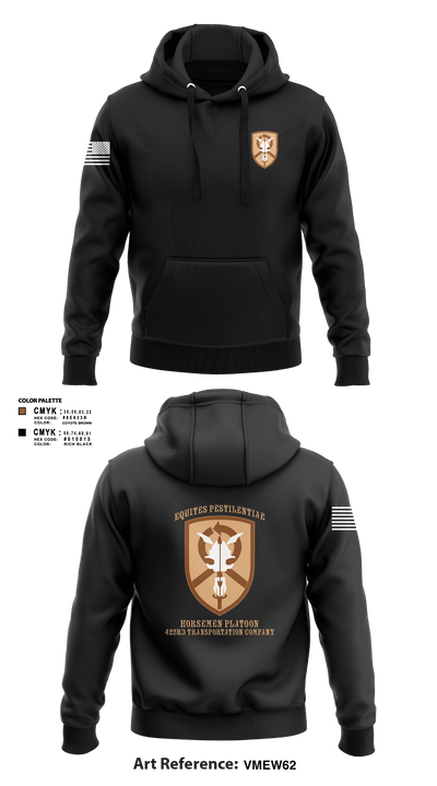 1st Platoon, 423 TC 69151656 Hoodie - 1