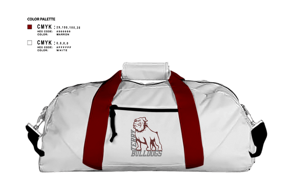 Duffle Bag, Bulldogs, Football, Teamtime, Team time, sublimation, custom sports apparel, team uniforms, spirit wear, spiritwear, sports uniforms, custom shirts, team store, custom team store, fundraiser sports, apparel fundraiser