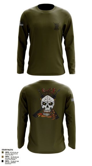 Long Sleeve Performance Shirt, Range Company, Marines, Teamtime, Team time, sublimation, custom sports apparel, team uniforms, spirit wear, spiritwear, sports uniforms, custom shirts, team store, custom team store, fundraiser sports, apparel fundraiser