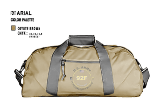 Duffle Bag, 1-7 ADA D BATTERY, Army, Teamtime, Team time, sublimation, custom sports apparel, team uniforms, spirit wear, spiritwear, sports uniforms, custom shirts, team store, custom team store, fundraiser sports, apparel fundraiser