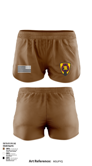 Ranger Panties, 833 EN CO SAPPER, , Teamtime, Team time, sublimation, custom sports apparel, team uniforms, spirit wear, spiritwear, sports uniforms, custom shirts, team store, custom team store, fundraiser sports, apparel fundraiser