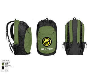 Gear Bag, OCS 117th RTI, National Guard, Teamtime, Team time, sublimation, custom sports apparel, team uniforms, spirit wear, spiritwear, sports uniforms, custom shirts, team store, custom team store, fundraiser sports, apparel fundraiser