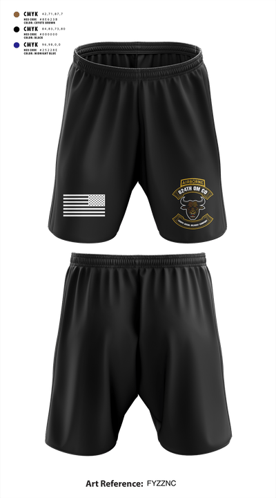 824th QM CO (CADC-A) 69842964 Athletic Shorts With Pockets - 2 (1)