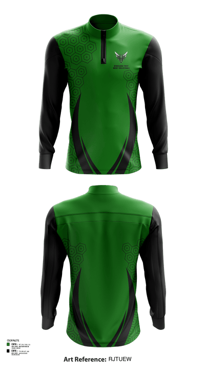 Highland Prep West Volleyball 62361985 Quarter Zip Jacket - 1