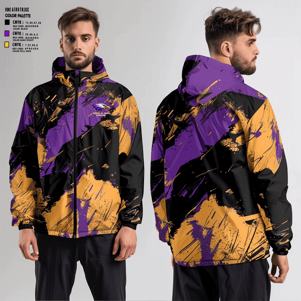 Windbreaker, Rantoul Jr. Eagles, Wrestling, Teamtime, Team time, sublimation, custom sports apparel, team uniforms, spirit wear, spiritwear, sports uniforms, custom shirts, team store, custom team store, fundraiser sports, apparel fundraiser
