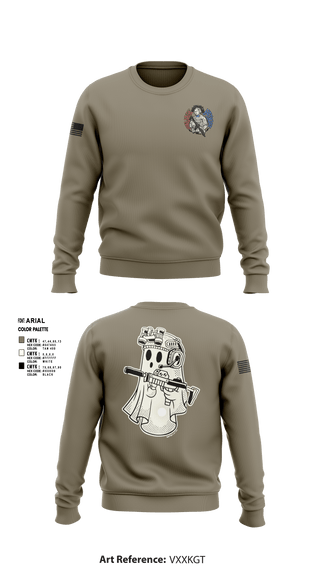 Crew Neck Sweatshirt, 5th special forces group, Army, Teamtime, Team time, sublimation, custom sports apparel, team uniforms, spirit wear, spiritwear, sports uniforms, custom shirts, team store, custom team store, fundraiser sports, apparel fundraiser